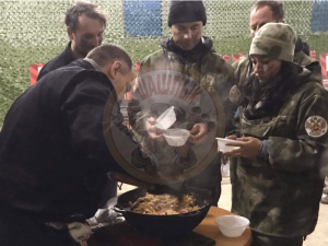 Приготовление блюд на пейнтбольных полях