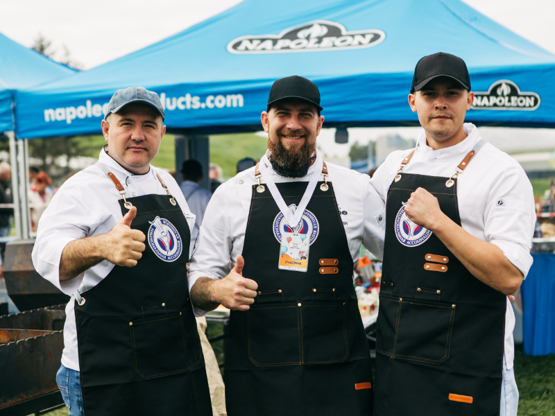 Пожарили на фестивале в Суздале