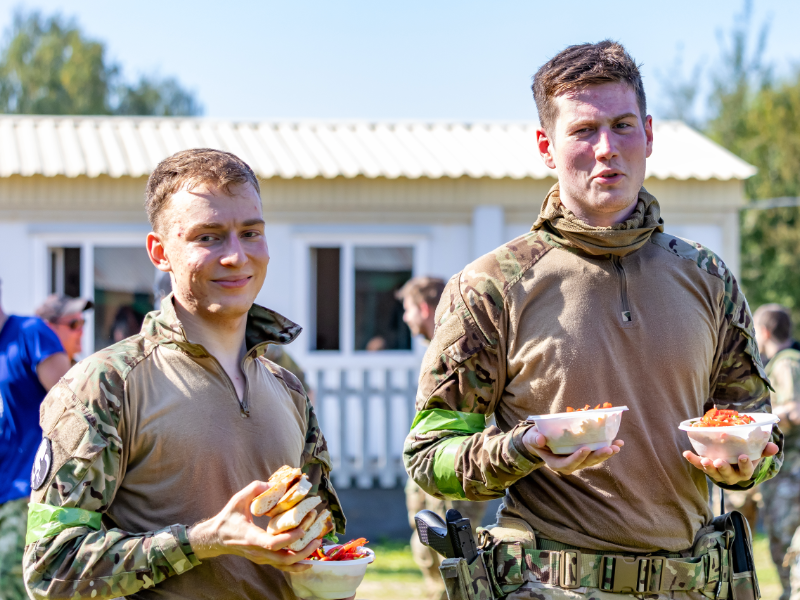 Организация питания на пейнтбольных мероприятиях